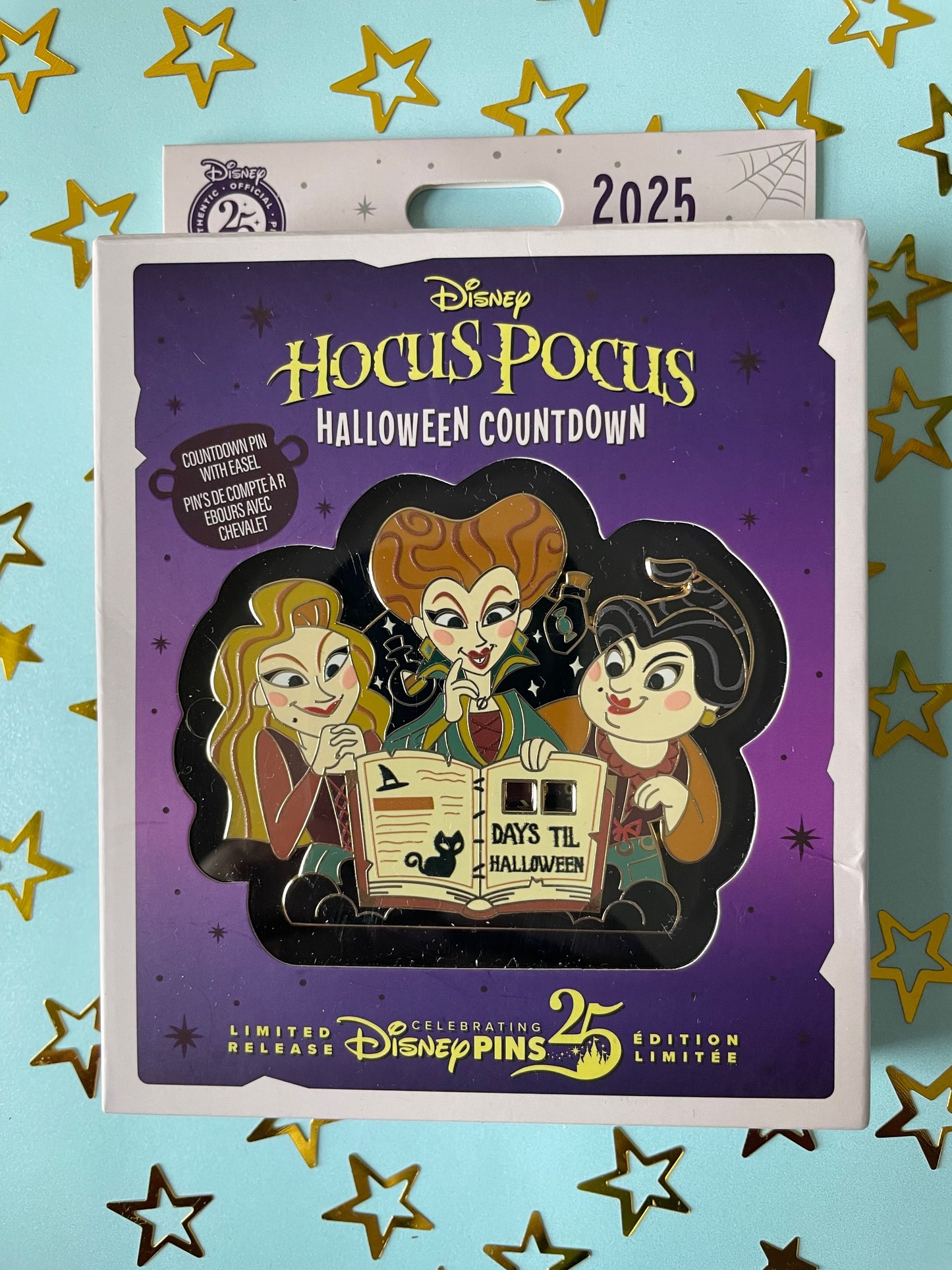 2025 Hocus Pocus Halloween Countdown Pin (Limited Release)