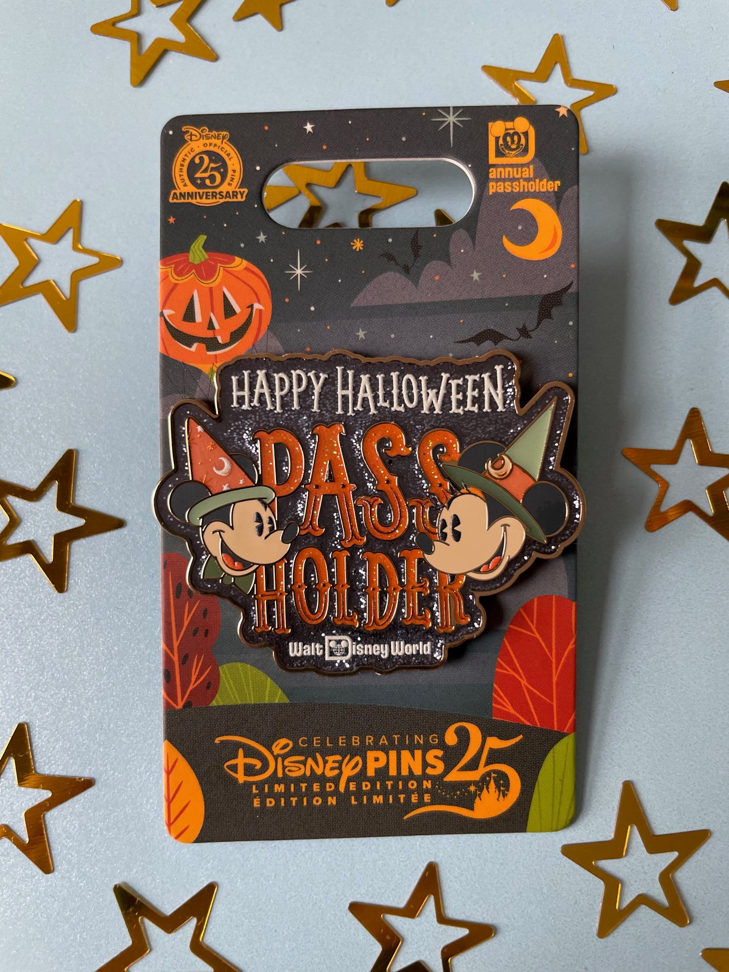 2025 WDW Happy Halloween Annual Passholder Pin (Limited Edition)