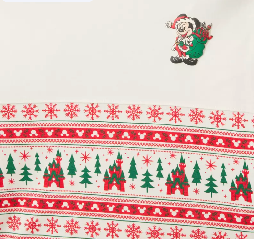 Santa Mickey Mouse “Merry Christmas” Fair Isle Spirit Jersey for Kids
