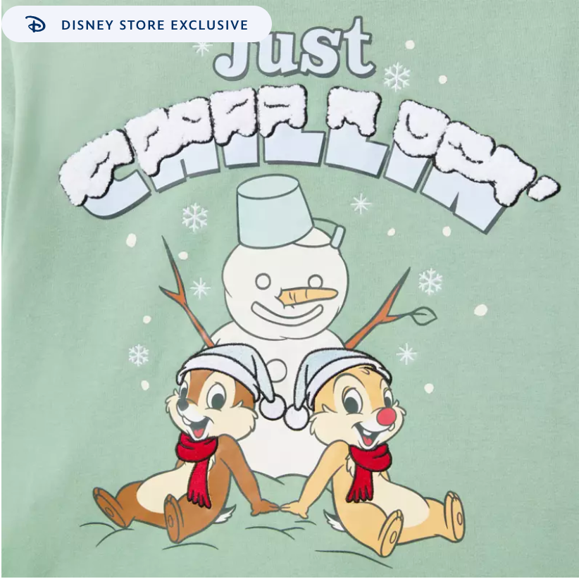 Chip ‘n Dale “Just Chillin’” Pullover Sweatshirt for Adults