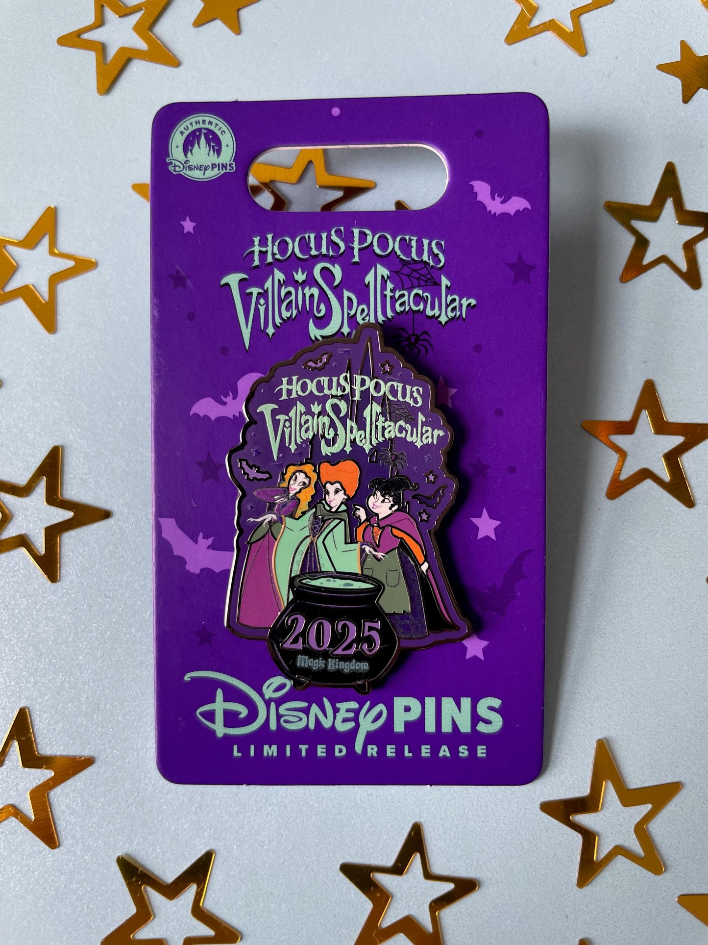 2025 Mickey's Not So Scary Halloween Party Hocus Pocus Villain Spelltacular Pin (Limited Release)