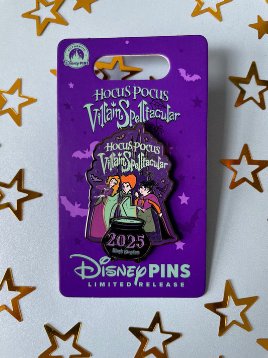 2025 Mickey's Not So Scary Halloween Party Hocus Pocus Villain Spelltacular Pin (Limited Release)