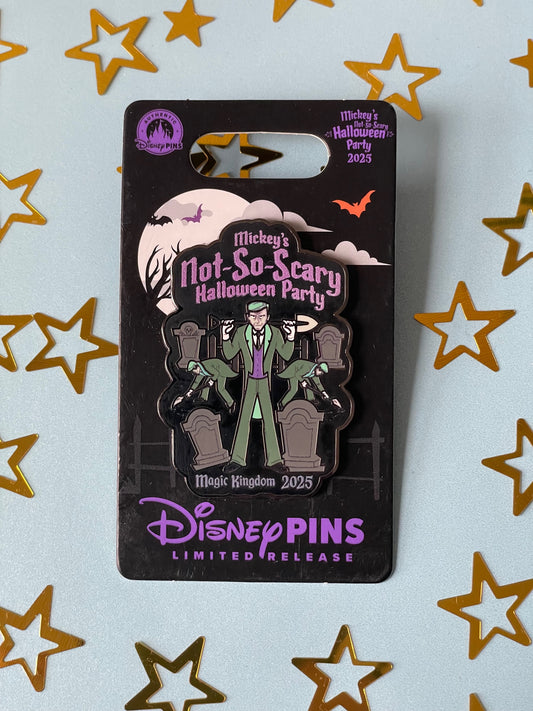 2025 Mickey’s Not So Scary Halloween Party Haunted Mansion Grave Diggers Pin (Limited Release)