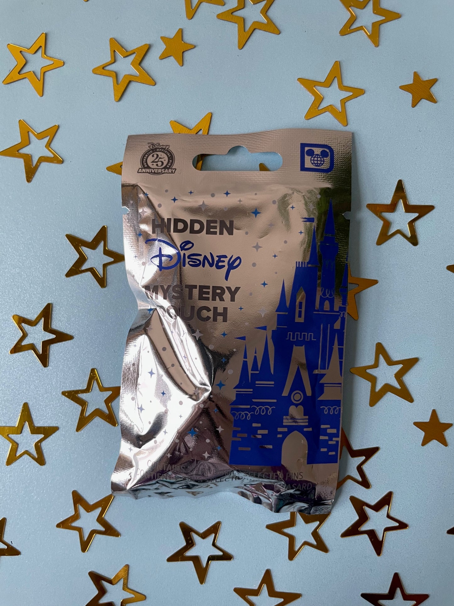 2025 Walt Disney World Hidden Mickey Mystery Pouch (2 Random Pins)