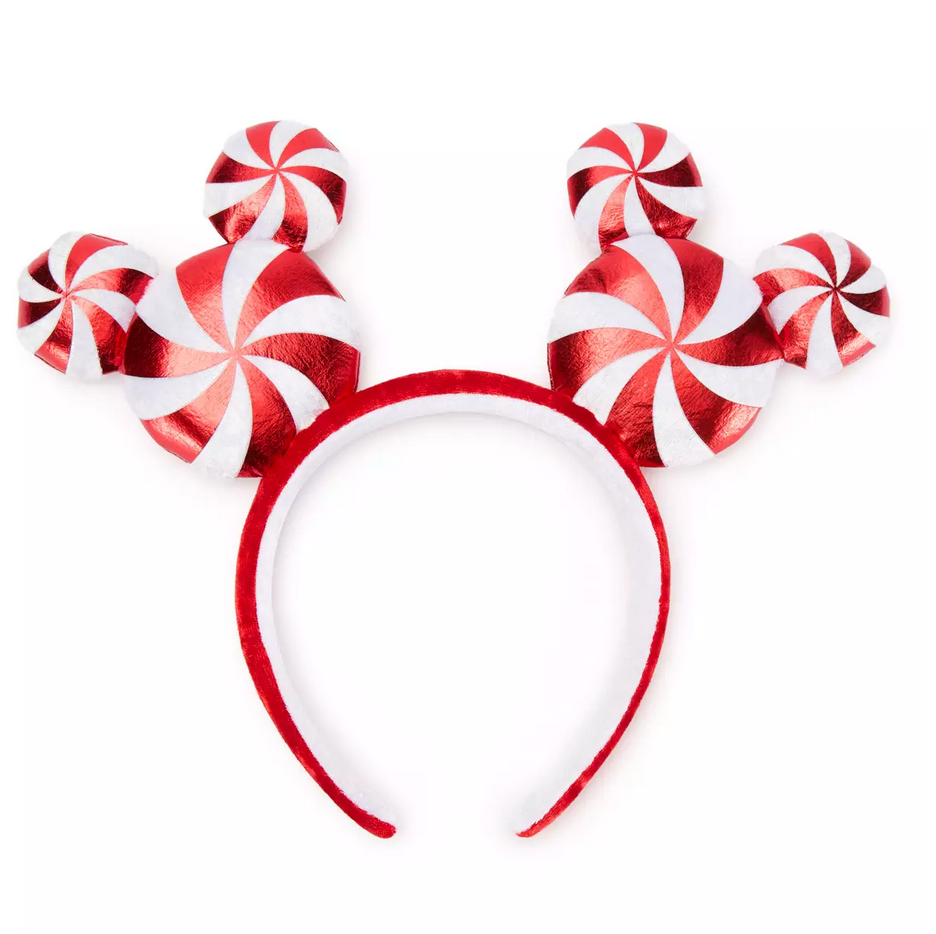 Mickey Mouse Peppermint Swirl Ear Headband for Adults