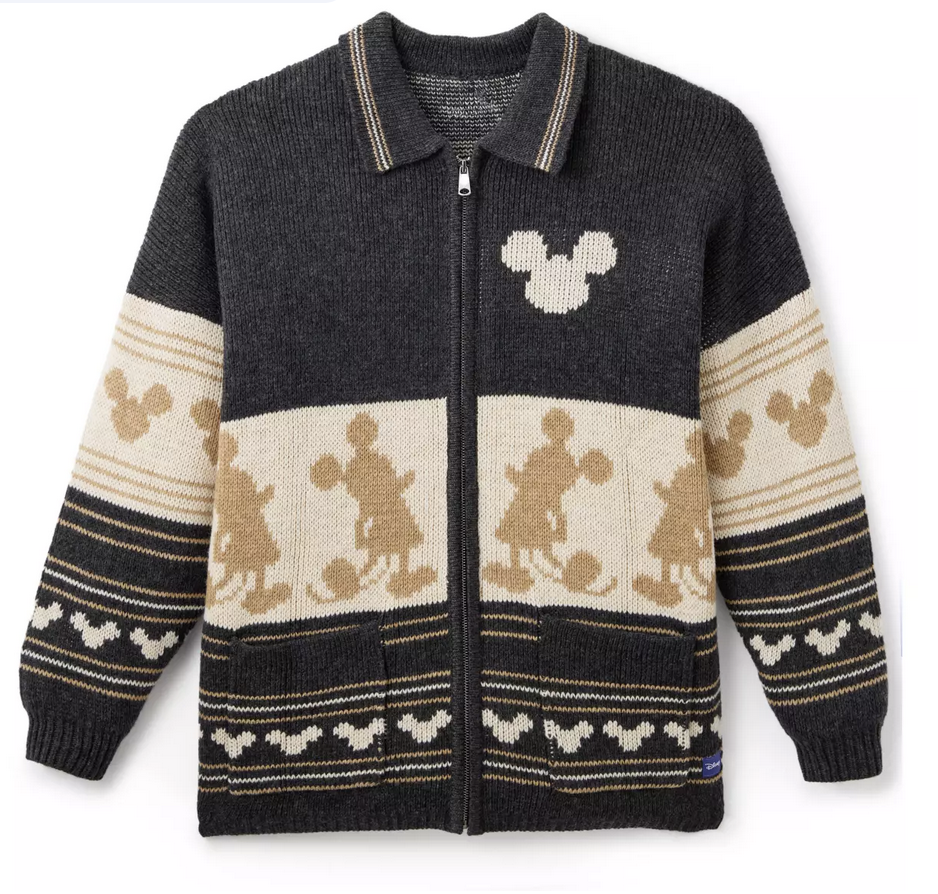 Mickey Mouse Zip Sweater for Adults