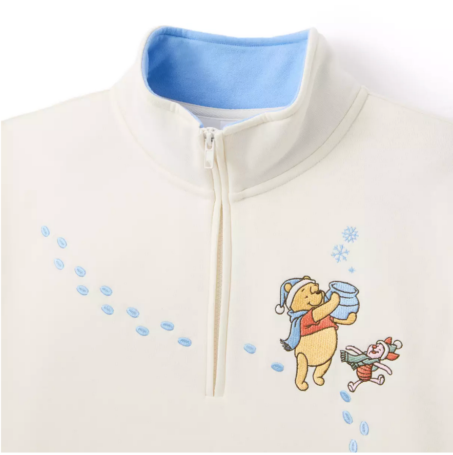 Winnie the Pooh and Pals 1/4 Zip Pullover for Adults