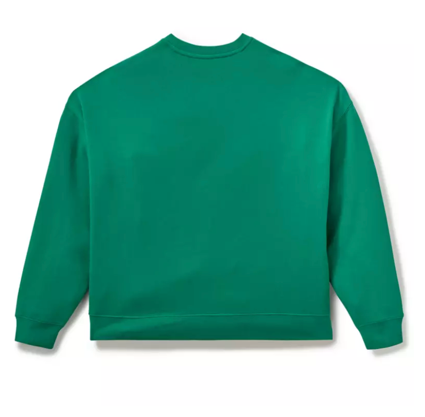 Santa Mickey and Minnie Mouse Holiday Pullover Sweatshirt for Women